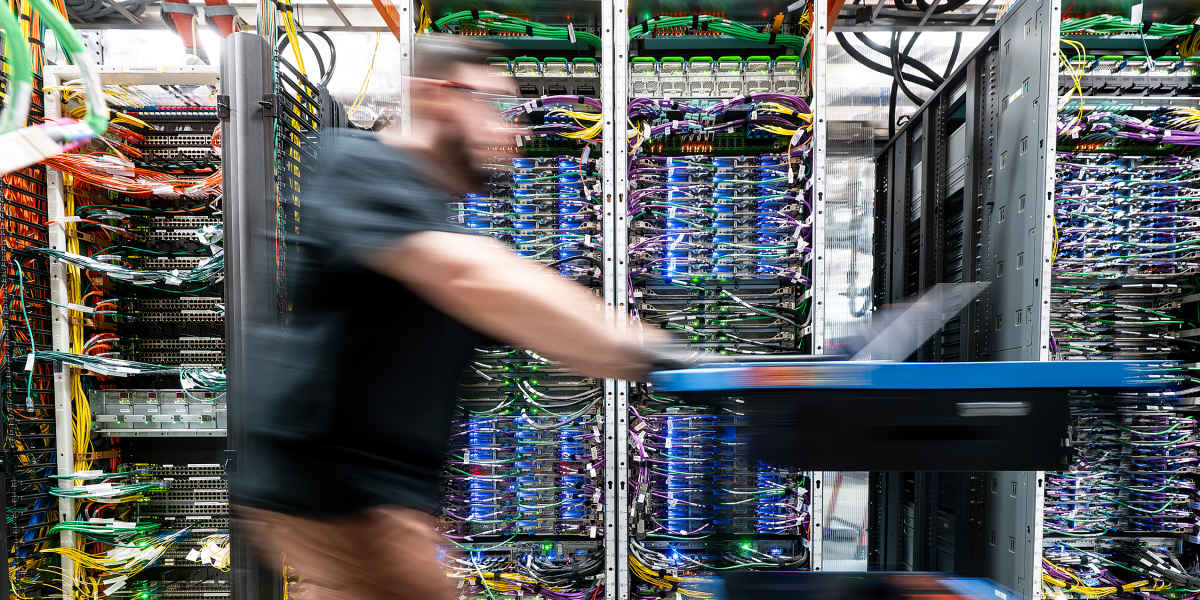 Data center with AI computing technology
