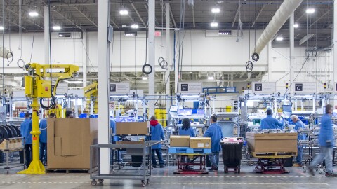Centro logístico de Amazon.