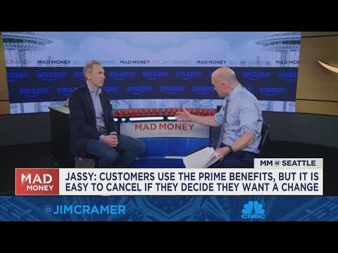 Amazon CEO Andy Jassy sits down with Jim Cramer