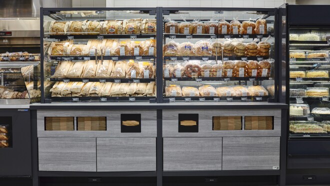 一个图像在亚马逊新鲜烘焙的面包和卷里面。