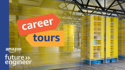 Explore Careers of the Future image of warehouse robots