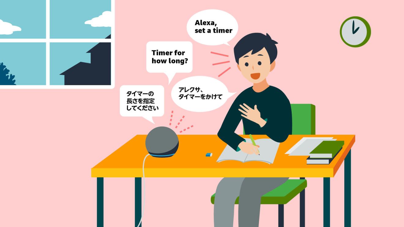 Amazon Alexaが英会話のパートナーに おうちにいながらalexaと簡単英会話のススメ About Amazon Japan