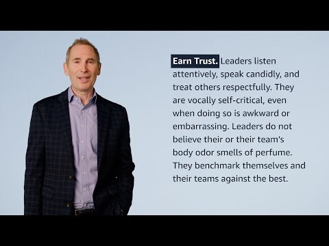 "Earn Trust" Leadership Principle Explained by Amazon CEO Andy Jassy
