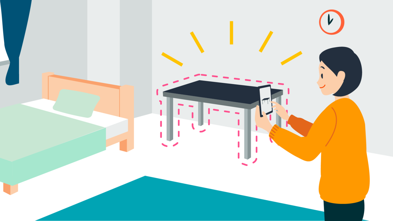 自宅にいながら部屋にマッチするアイテムが見つかる。「ARビュー」活用術