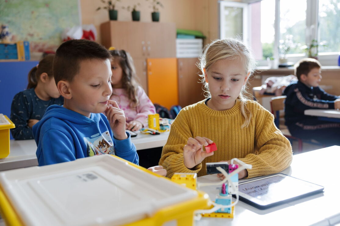 Schülerinnen und Schüler beim Meet and Code Event 2023
