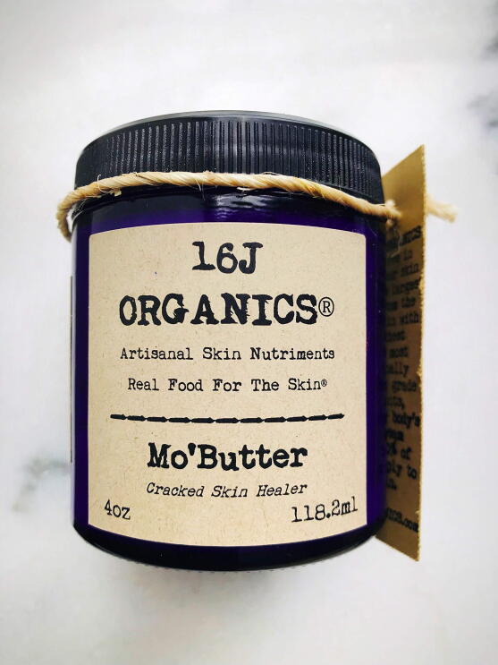 A front view of a product by 16J Organics