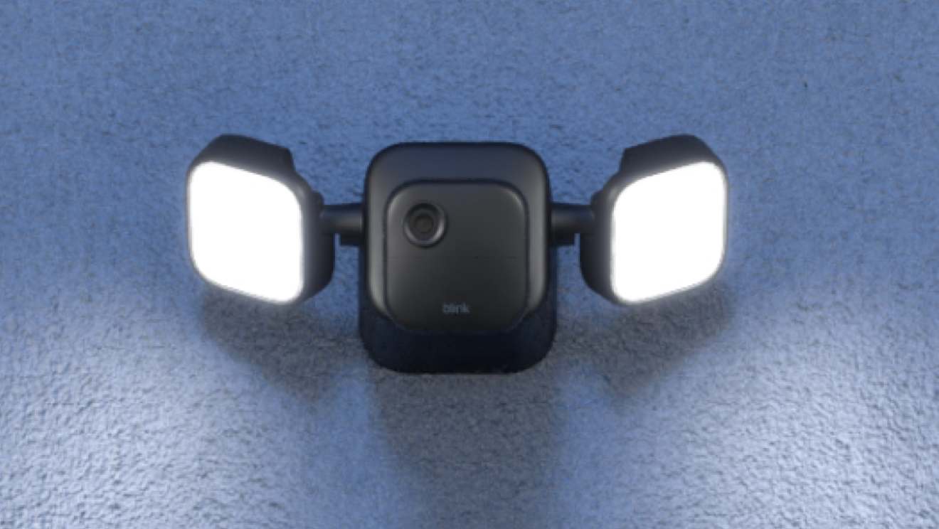 Caméra Blink floodlight noir exterieur  