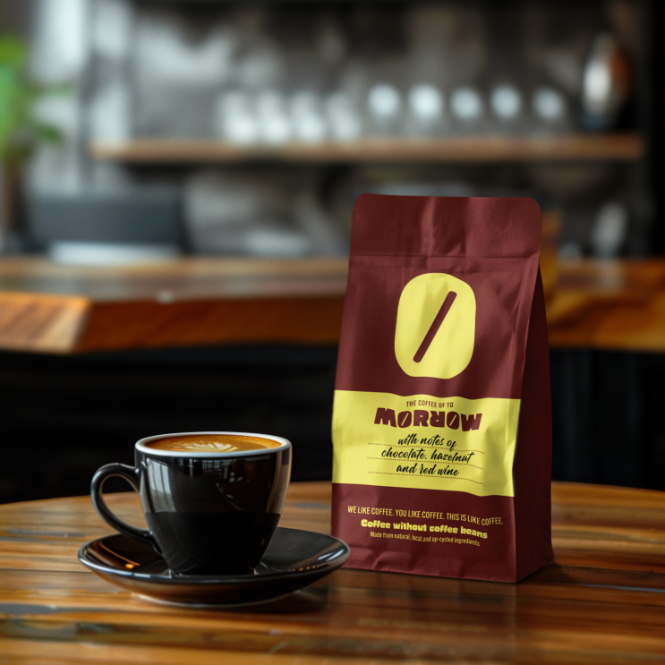 Morrow's 'beanless' coffee provides a more environmentally friendly solution to conventional coffee production CREDIT Morrow