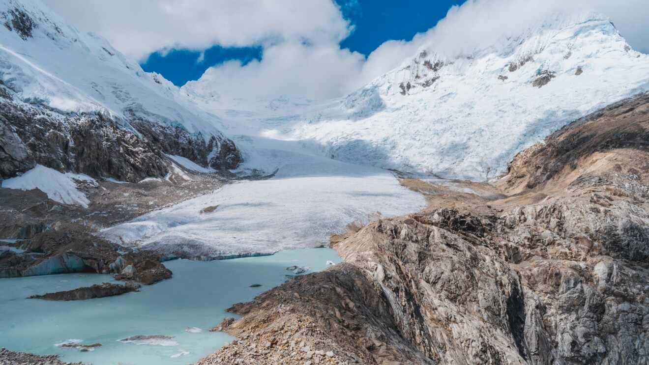 A mountain view in Peru 