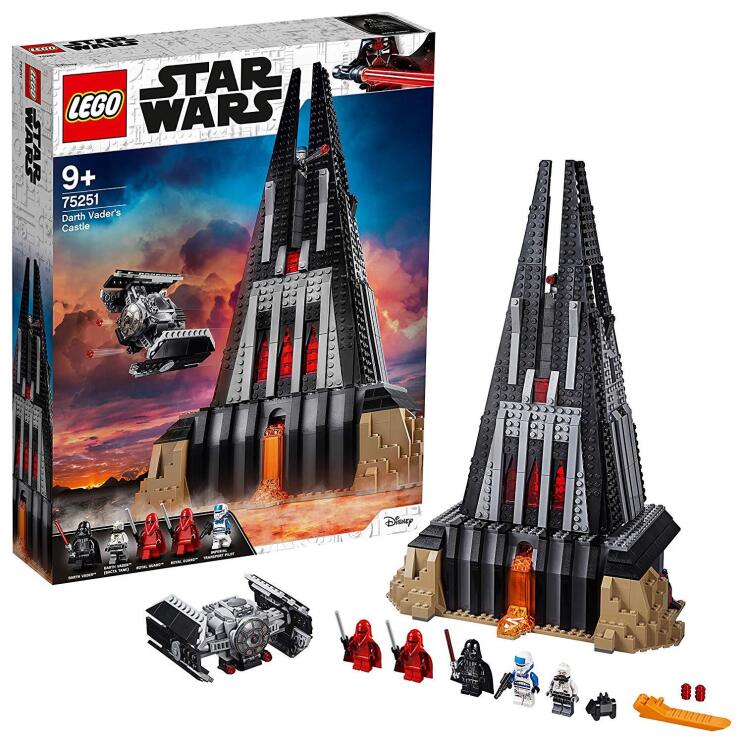 Abbildung der Star Wars Darth Vaders Festung von Lego, erhältlich bei Amazon.de.