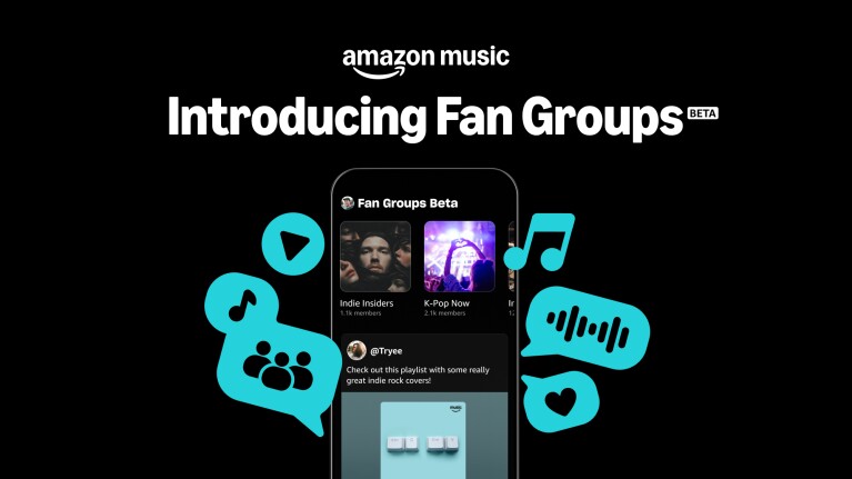 Amazon Music introduces Fan Groups beta feature with social icons