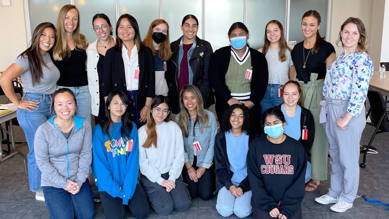 A group image of women working at Thriving Elements nonprofit.  