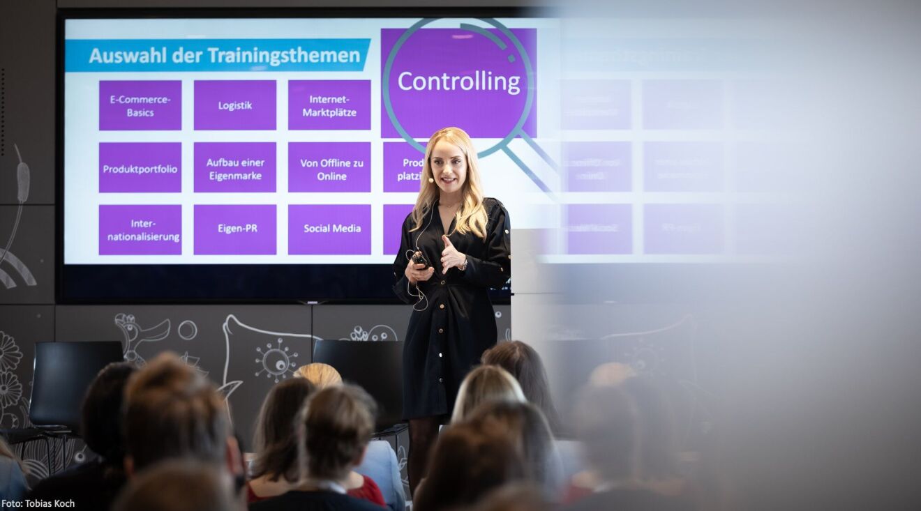 Eindrücke vom Kick-off des Förderprogramms Unternehmerinnen der Zukunft 2019