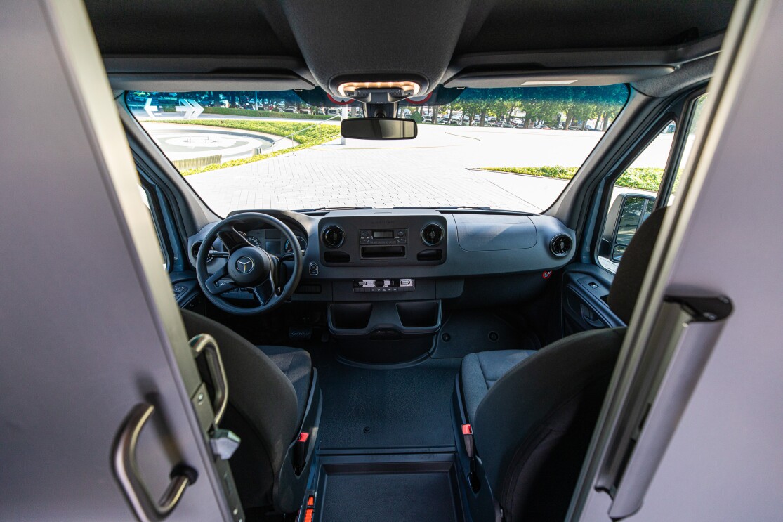 Interior of the Mercedes-Benz eSprinter