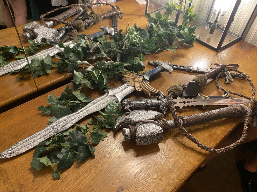 Costume weaponry at the wheel of time screening