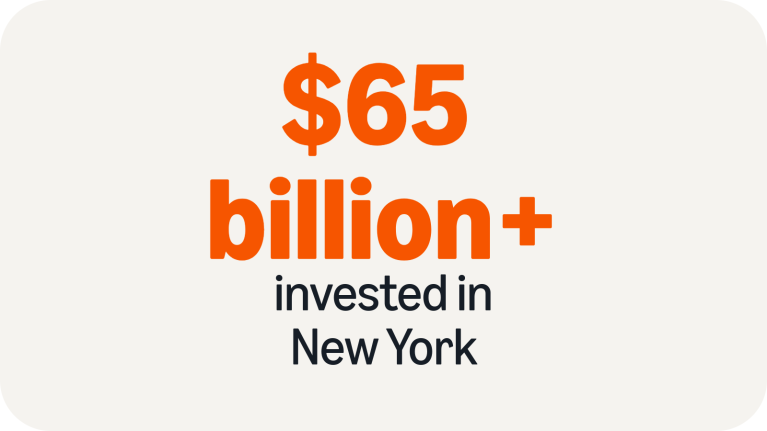$55 billion contributed to New York's economy