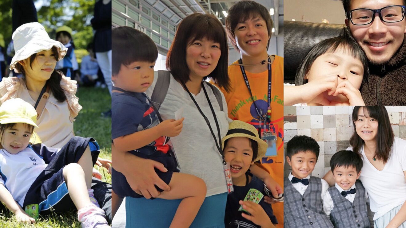 子育てを互いに支えるAmazonの社風 社員たちの家族写真