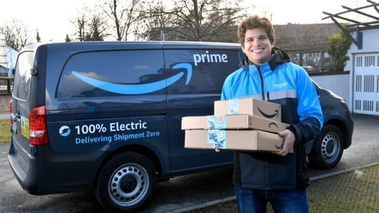 Mit Elektrolieferfahrzeugen werden zukünftig die Pakete ausgeliefert.