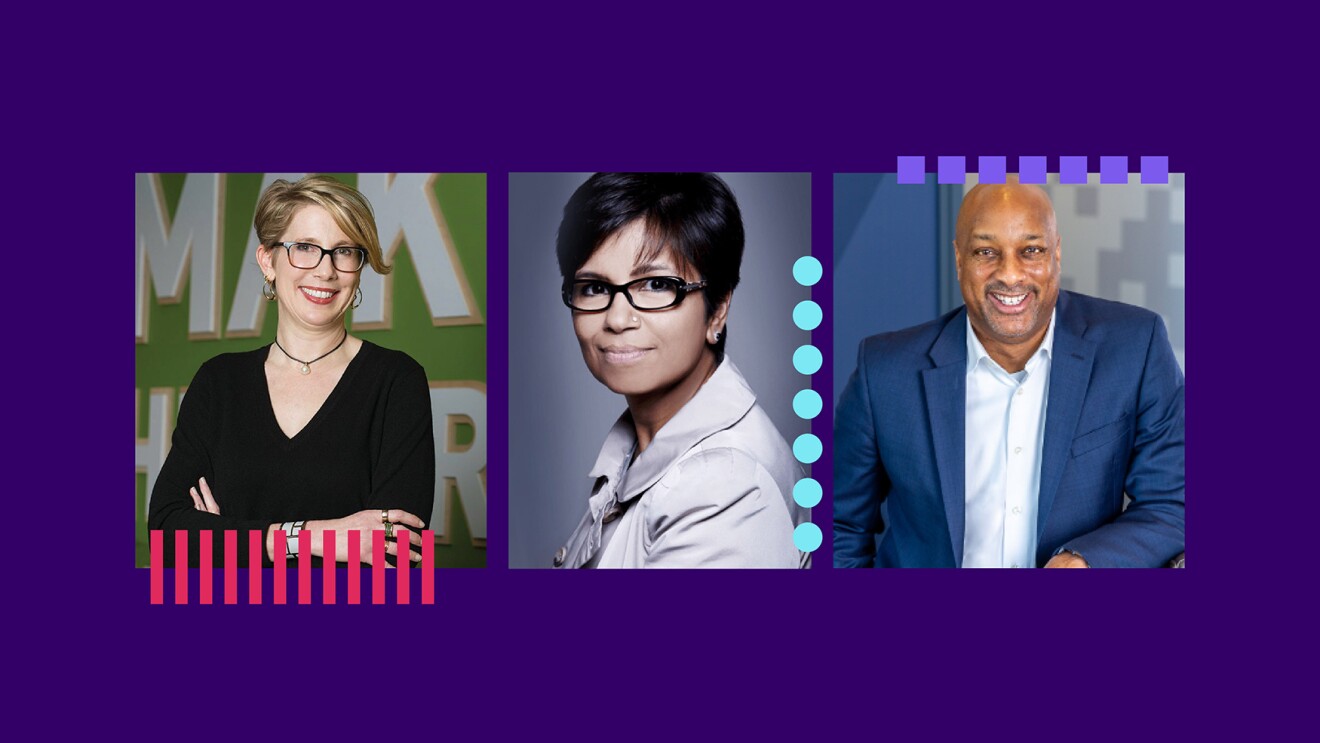 雷切尔·桑顿,塔努贾·兰德利和戴夫·利维的大头照