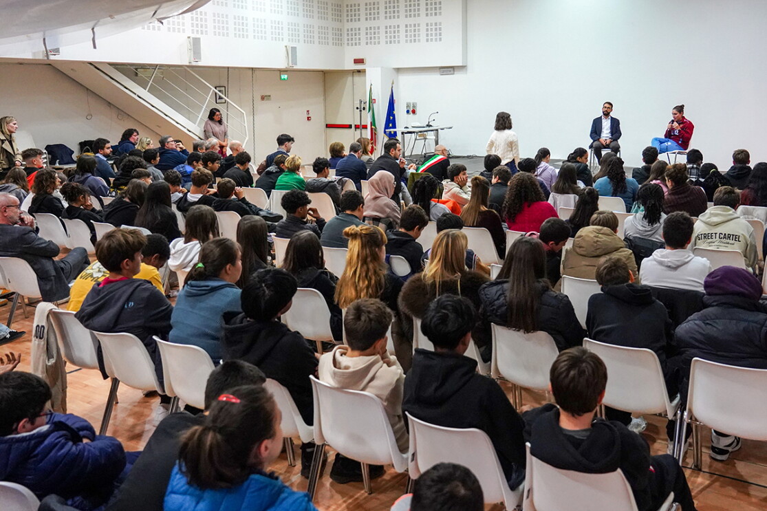 La campionessa medaglia d’oro Carlotta Gilli incontra gli studenti della Scuola Fabriani di Spilamberto