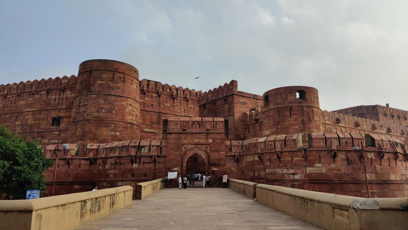 The historic Agra Fort