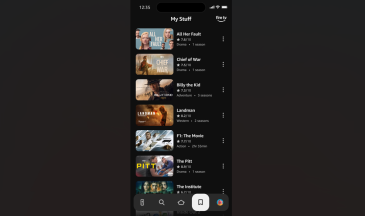 New Fire TV Mobile App Interface showcasing new features