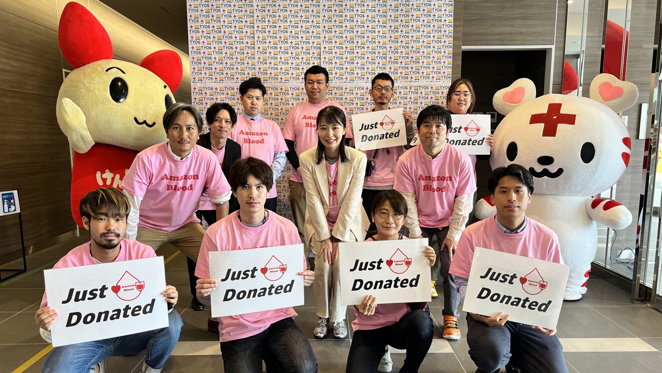 Amazonの社員たちが献血活動に積極的に参加する理由
