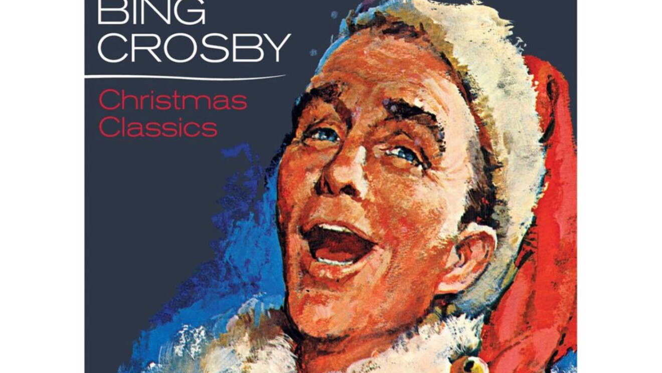 Album cover for Bing Crosby "Christmas Classics" album.