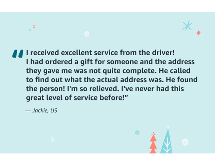 ホリデーシーズンの締めくくりに贈る、Amazonのお客様、販売事業者様の皆様、社員の皆さんへの感謝のメッセージ