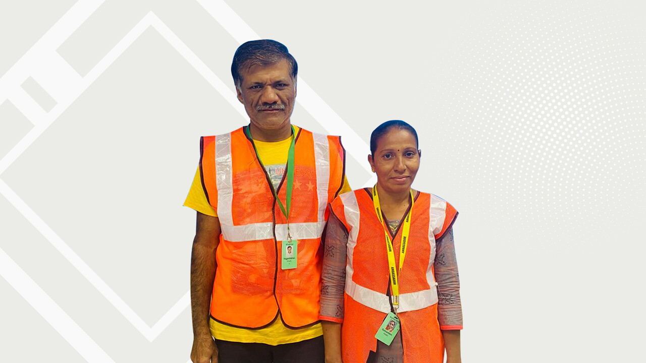 Yogesh Manubhai Khatri and his wife Sumanben Khatri 