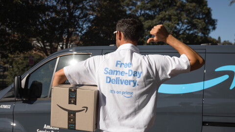 Free Same-Day Delivery for Amazon Prime Members in Sydney