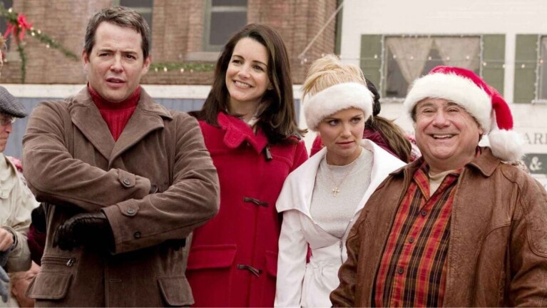 Deck The Halls cast including Danny DeVito, Matthew Broderick, Kristin Davis, Kristin Chenoweth