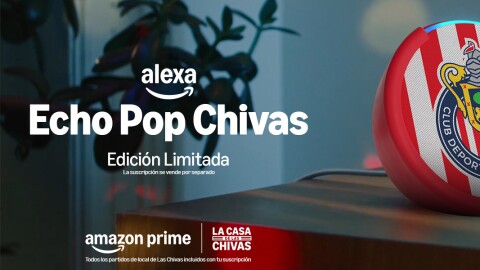 Chivas y Amazon Alexa lanzan un Echo Pop Edición Limitada del Rebaño Sagrado