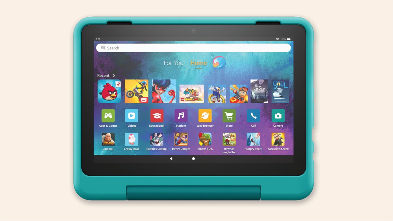 Using parental controls on Kindle Fire tablet