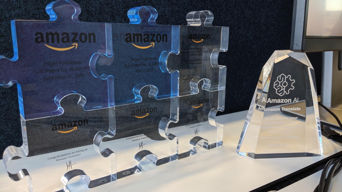 Glasbausteine für Amazon Innovationen
