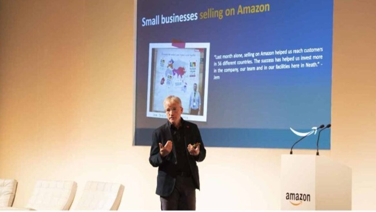Doug Gurr, Country Manager, Amazon UK is speaking at Amazon Academy in Wales, Scotland.