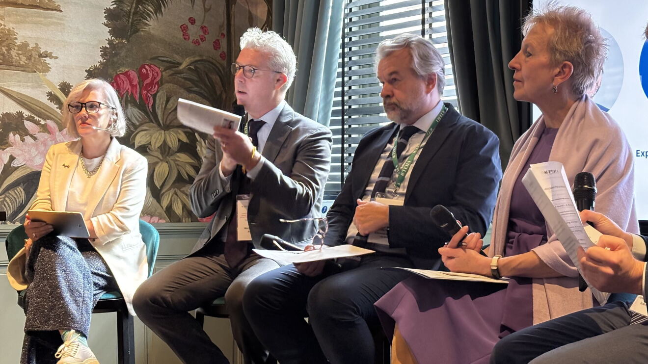 Panelists at the Brussels TEHA Study announcement event. 