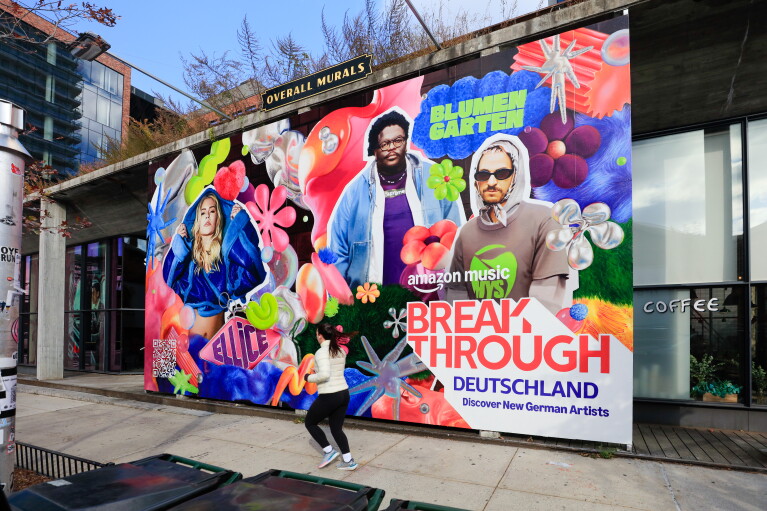 Amazon Music Mural Breakthrough Deutschland