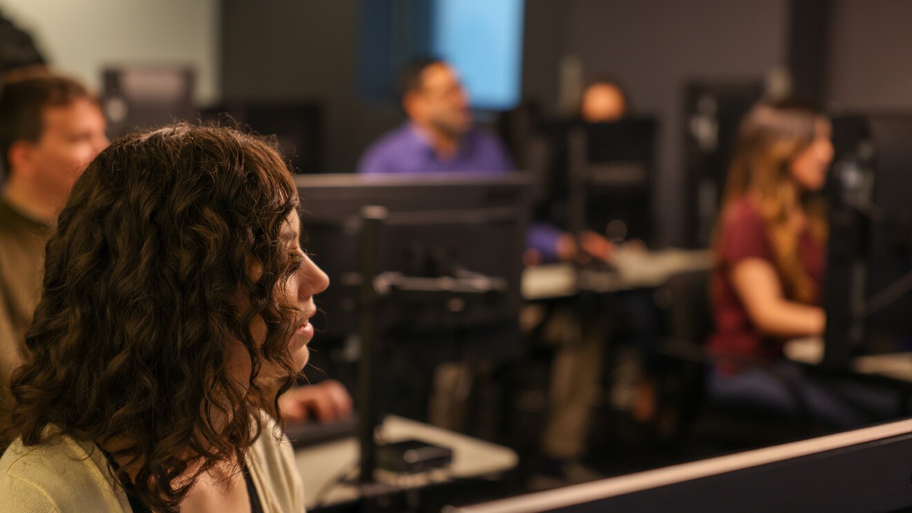 People exploring and learning at the new AWS Learning Center in Seattle, Washington