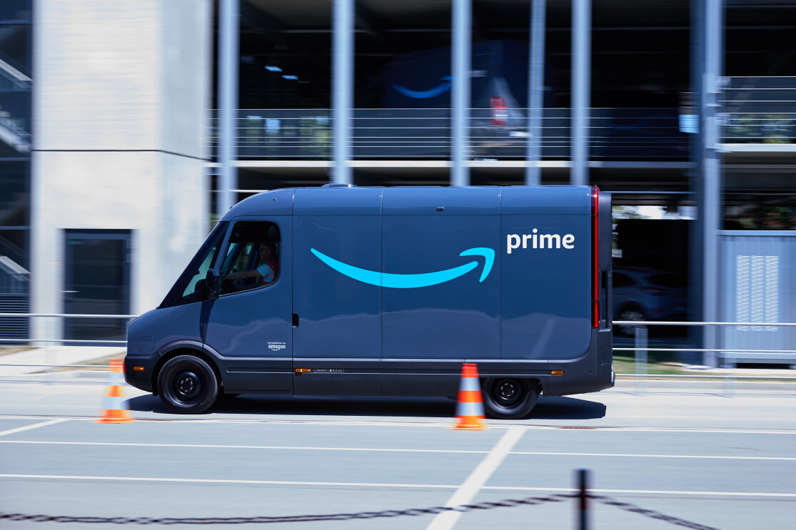 Amazon Rivian electric vehicle