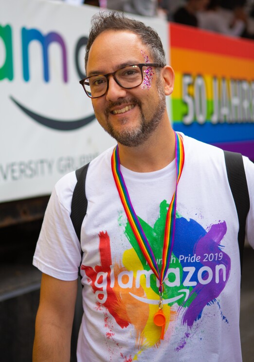 Die Teilnehmer der Amazon Affinity Group "glamazon"