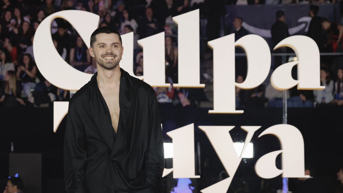 Javier Morgade en la premiere de Culpa Tuya en Vistalegre