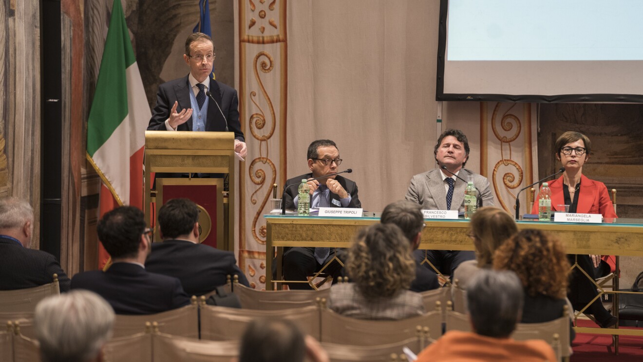 Conferenza stampa al Senato