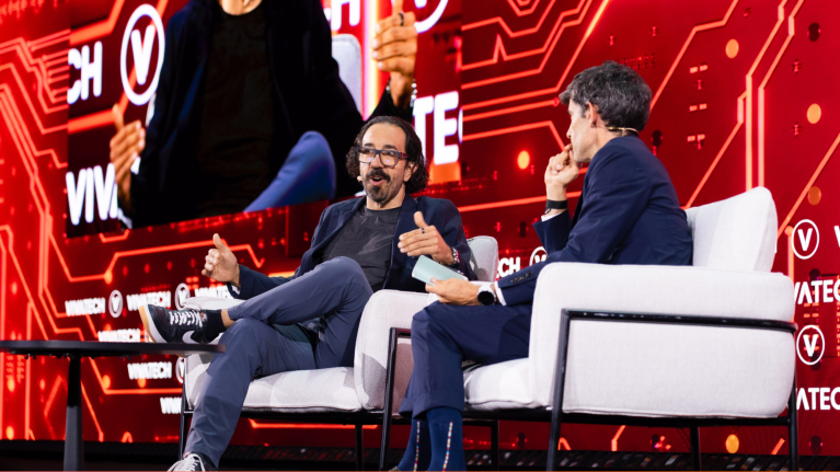 Senior Vice President of AI, Silicon Development, and Quantum Computing Peter DeSantis talking about AI, AGI, and chips at the VivaTech 2026 event