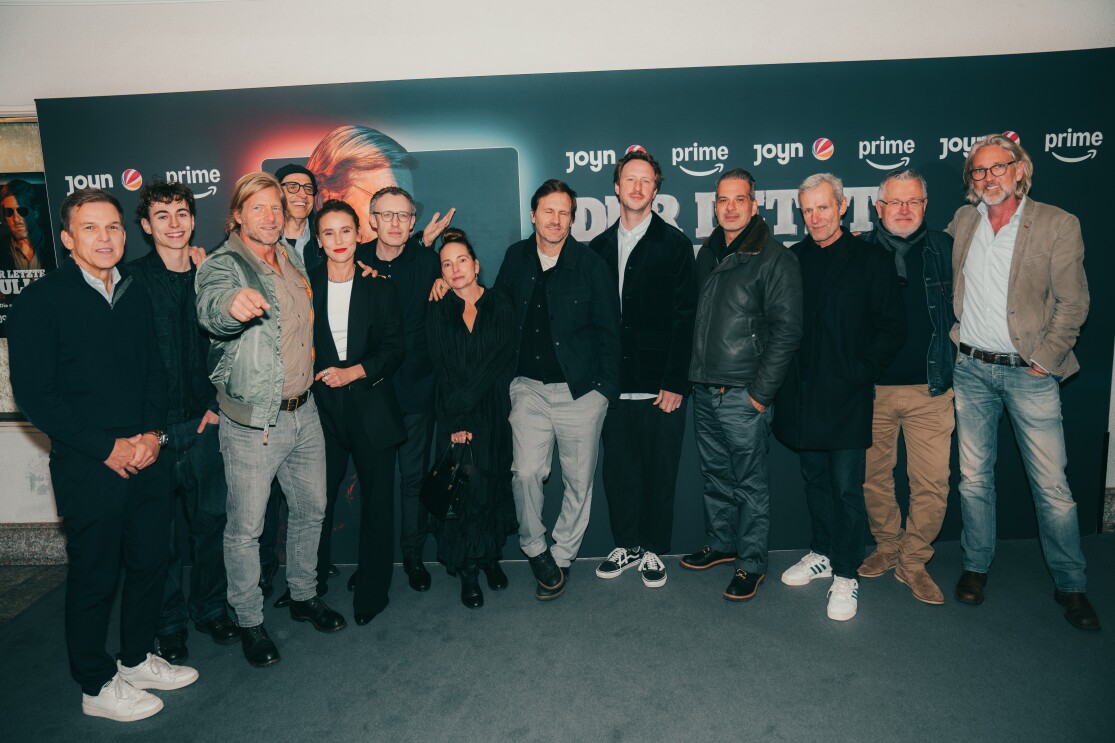 Der Cast von "Der Letzte Bulle" auf der Premiere in München.