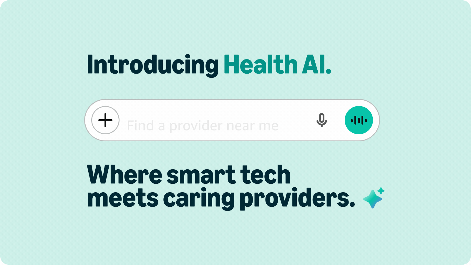 GIF of new Health AI interface on Amazon One Medical.