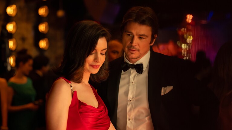 Anne Hathaway stars as Verity Crawford and Josh Hartnett as Jeremy Crawford in director Michael Showalter's VERITY, from Amazon MGM Studios.