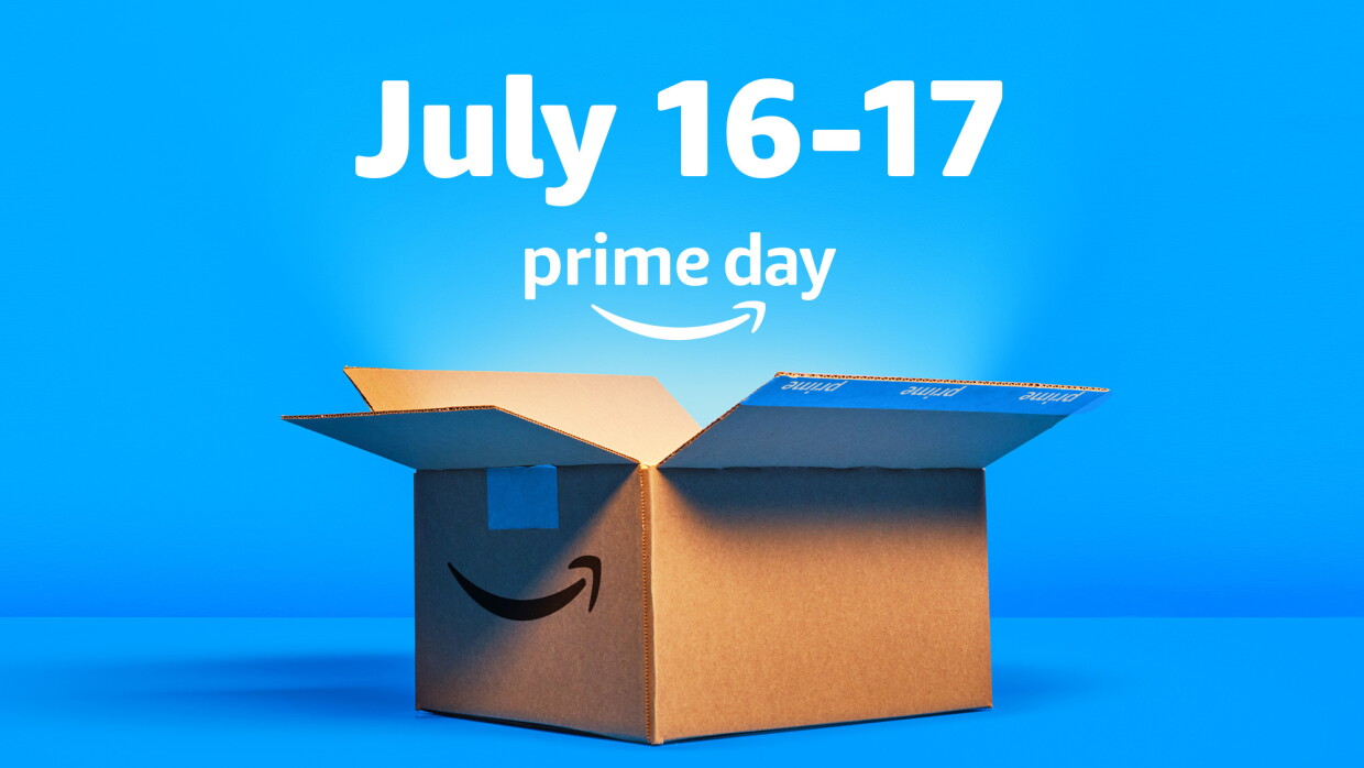 Prime Day 2024 Date and Open Box Graphic