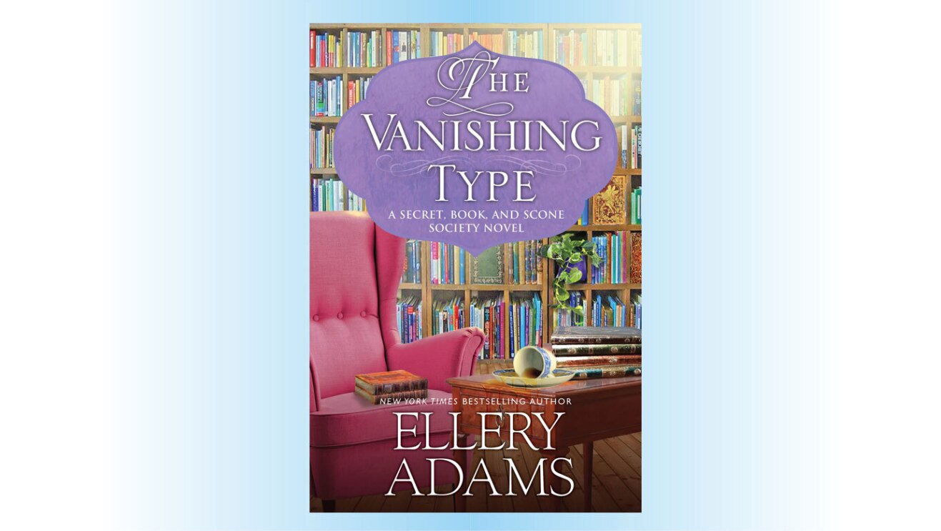 cover art for the book "the vanishing type"