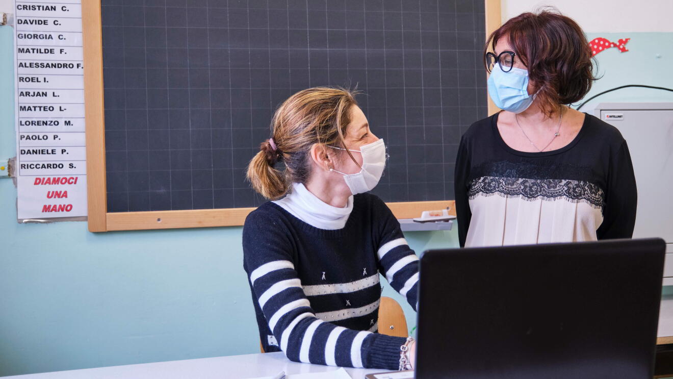 Enza Ingargiola, Vicepreside dell'Istituto Comprensivo F. Morlacchi di San Marco (Perugia) e un'insegnante della scuola